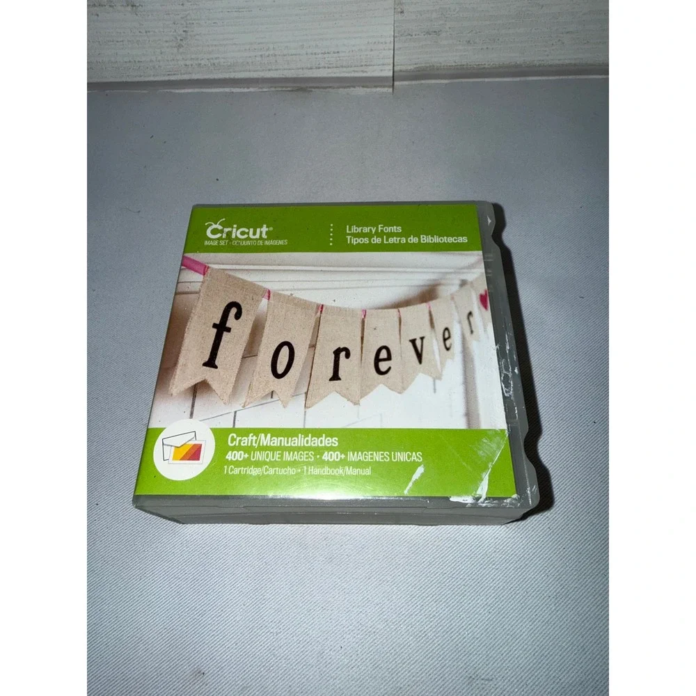 Cricut Library Fonts Cartridge Image Set 2002245 400+ Images 3 Layered Fonts New